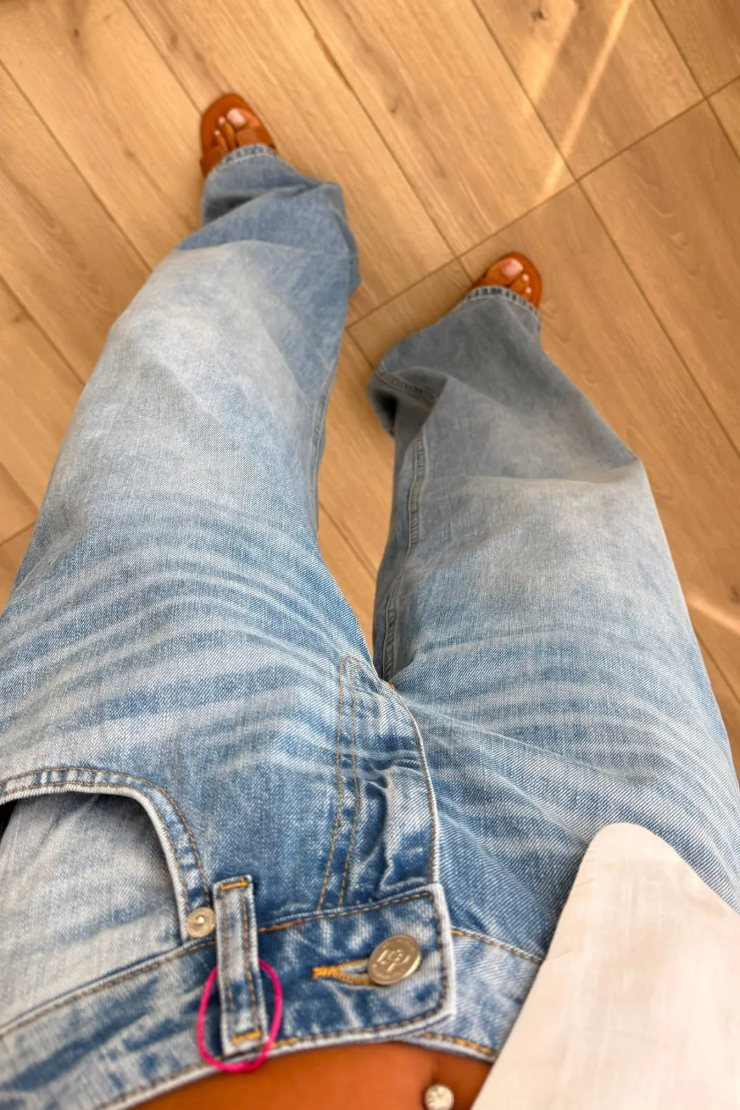 Gj Baggy Mavi Yıkamalı Jean 