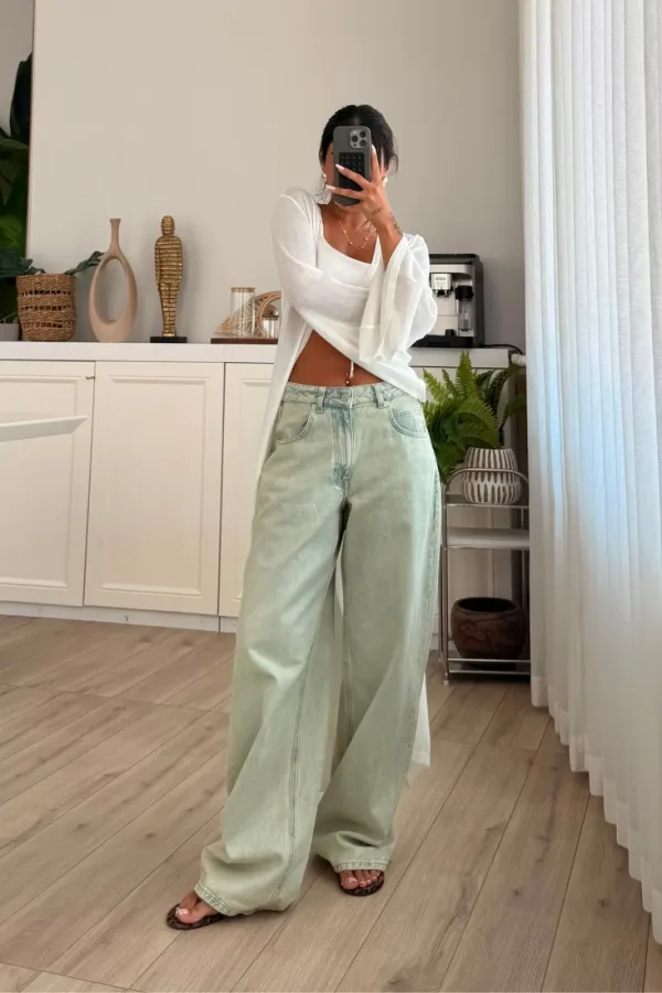 Gj Baggy Eskitme Jean 