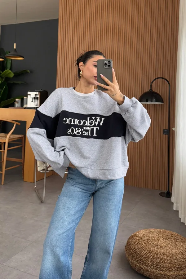 The 80’s Gri Sweat