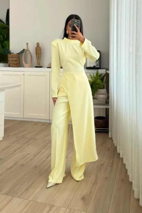 Romina Asimetrik Bağlamalı Tunik 