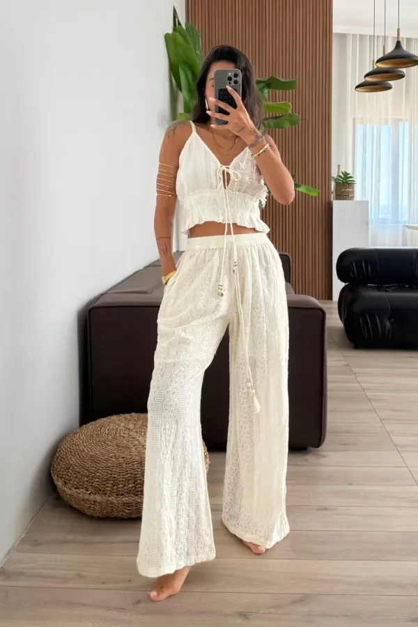 Niv İp Askılı Pinterest Takım Natur
