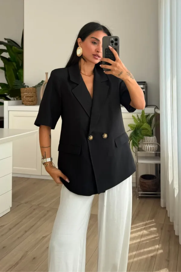 Kısa Kollu Ceket 