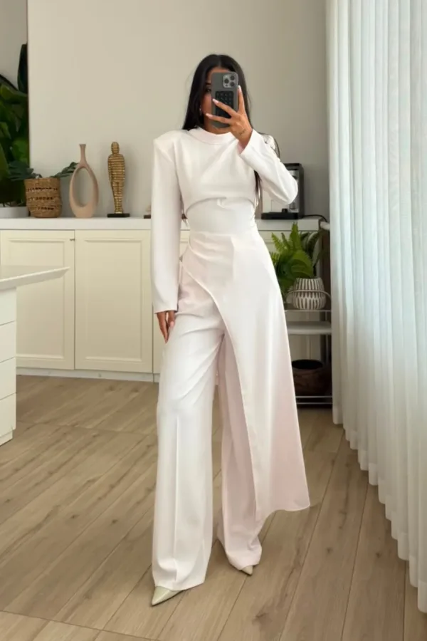 Romina Asimetrik Bağlamalı Tunik 